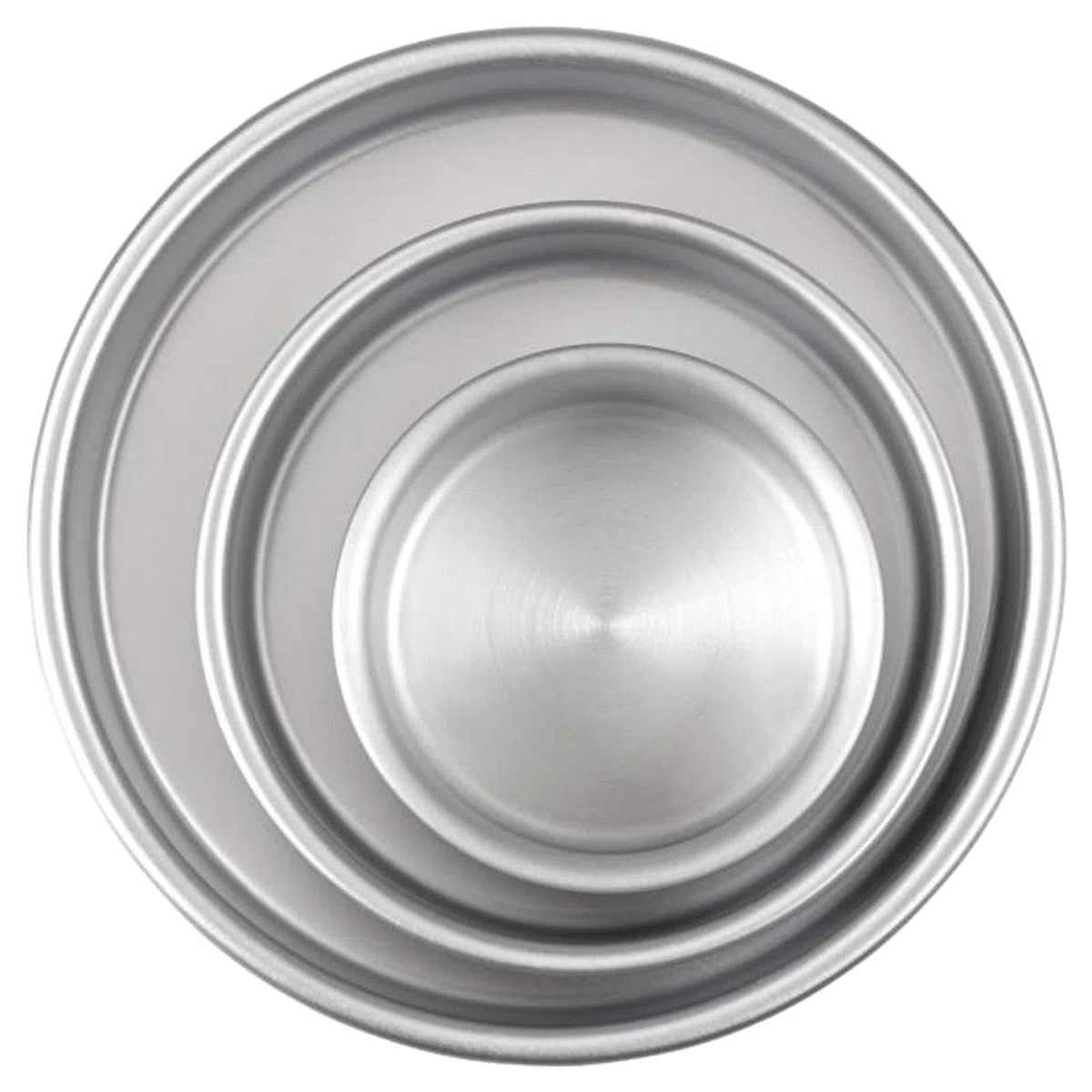 Wilton 2105-0472 Herramientas de Cocina, Aluminio, 4 x 2 in. (10.1 x 5.08 cm), 6 x 2 in. (15.2 x 5.08 cm) and 8 x 2 in. (20.3 x 5.08 cm)
