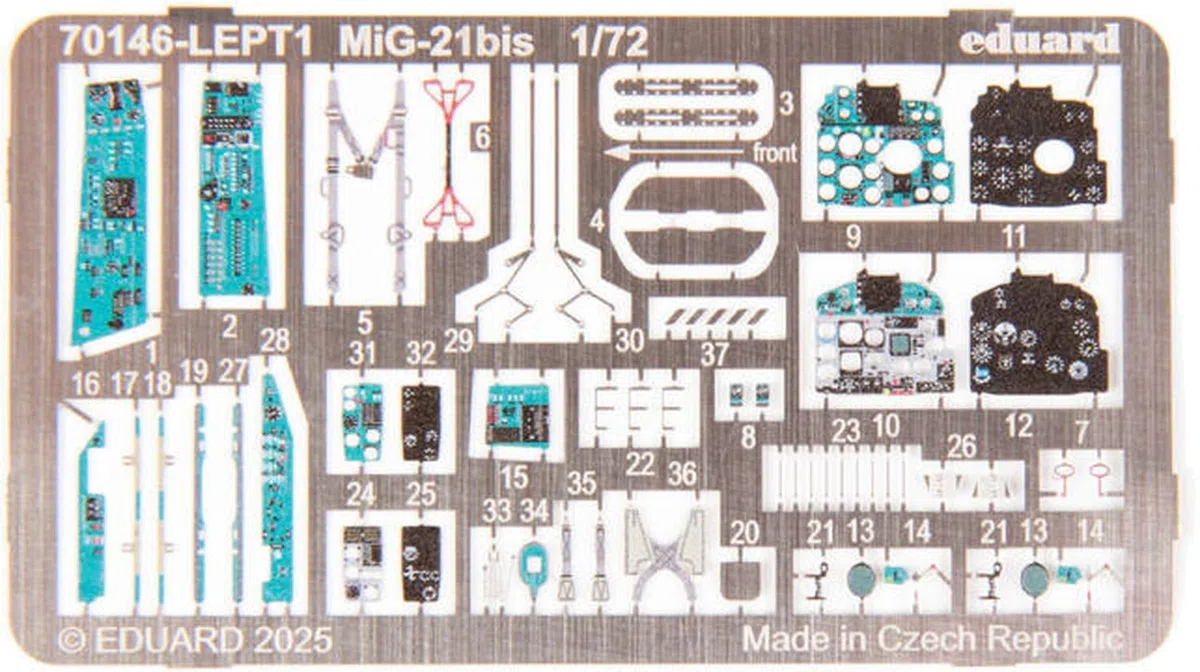 Edualdo 1/72 Profi Pack MiG-21bis Modelo plástico EDU70146 (avión)