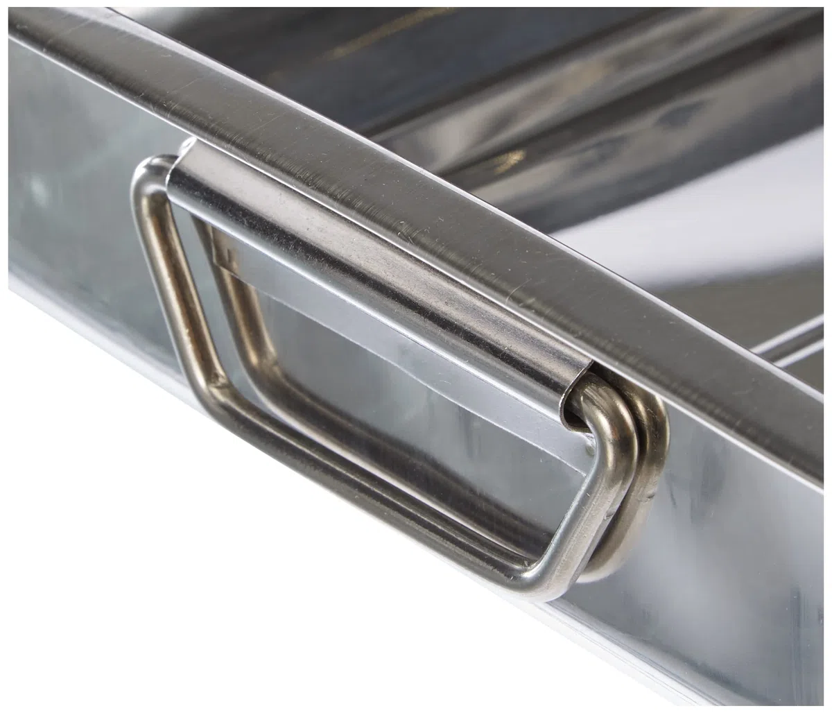 Ibili 651840 - Rustidera Inox con asas abatibles 43x31x7 cm Bistrot