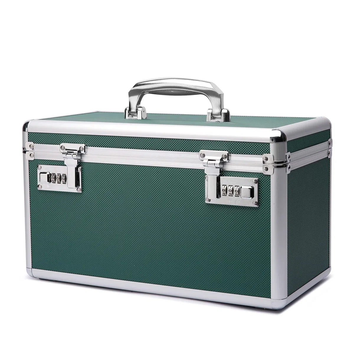 Caja medicinal segura para niños, 36,1 x 18,3 x 20,8 cm, caja para medicamentos con cerradura combinada, caja medicamentos, caja medicinal, en pequeña pastillero (verde/grande)