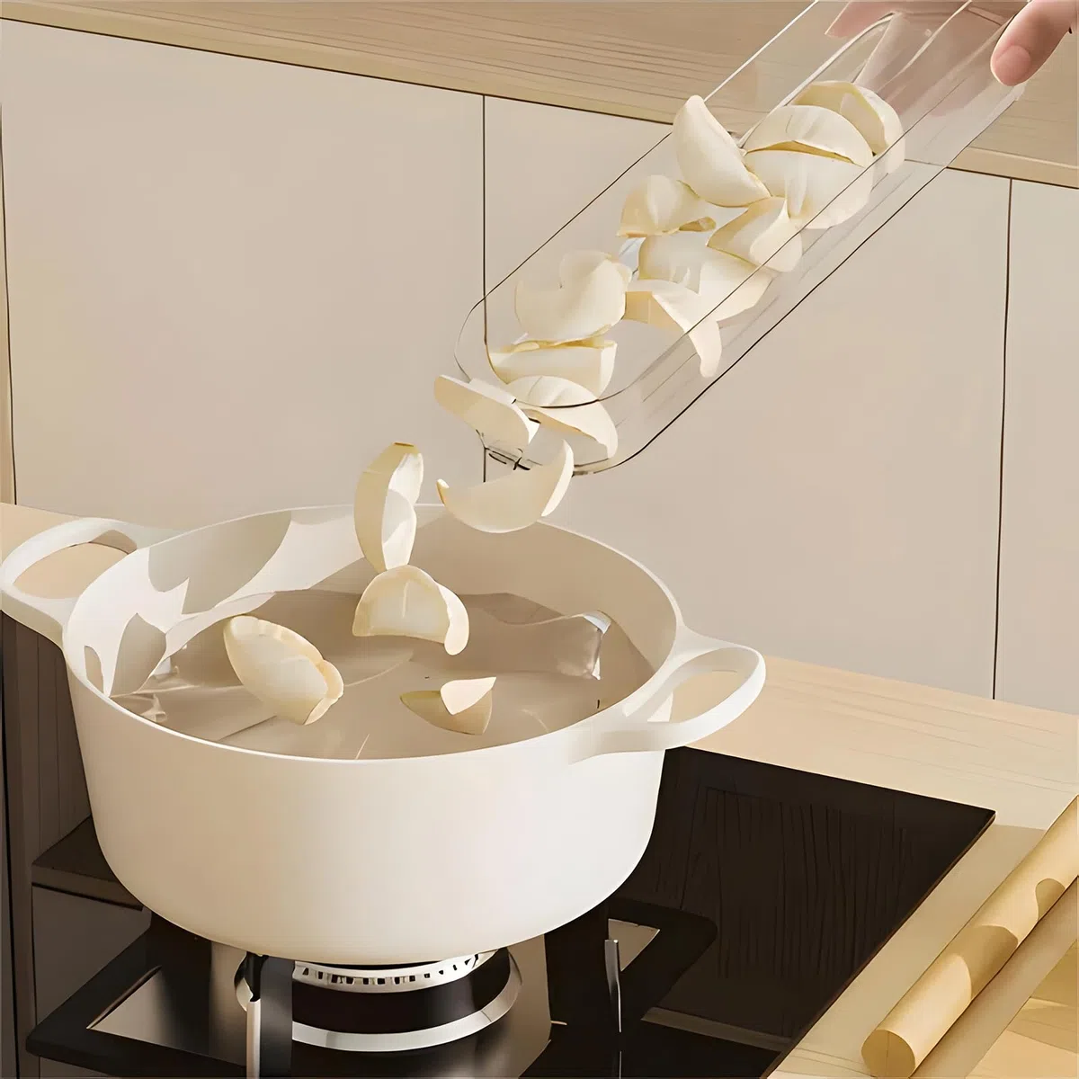 Cajas de almacenamiento para nevera con tapas, caja de albóndigas, organizador de refrigerador, almacenamiento apilable con tapas, contenedor portátil de almacenamiento de alimentos de congelación
