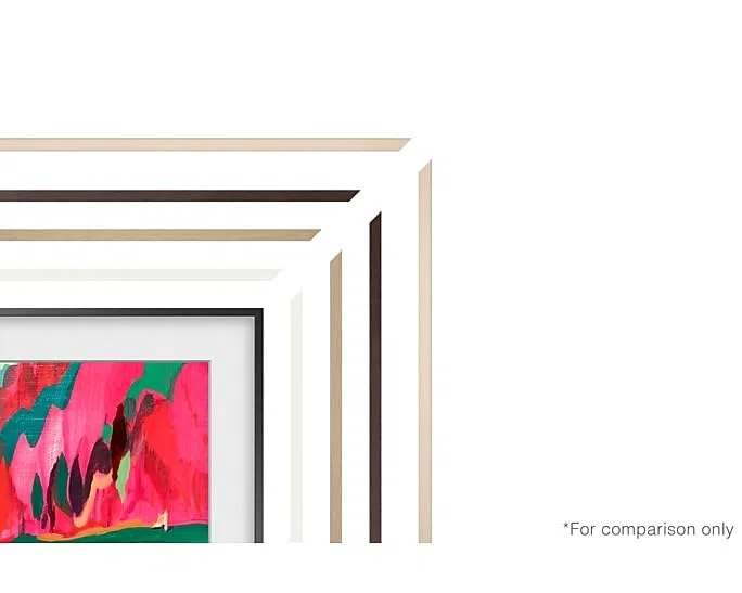 Samsung Marco The Frame 65" blanco moderno, VG-SCFF65WTBXC, compatible con The Frame 2021-2025 (LS03B, LS03BG, LS03D, LS03F)