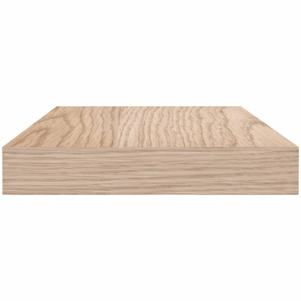 Estantería flotante de 90 x 23,5 x 4 cm, de madera con aspecto de roble, para salón, cocina, dormitorio, moderna estantería flotante con soporte invisible, soporta hasta 10 kg