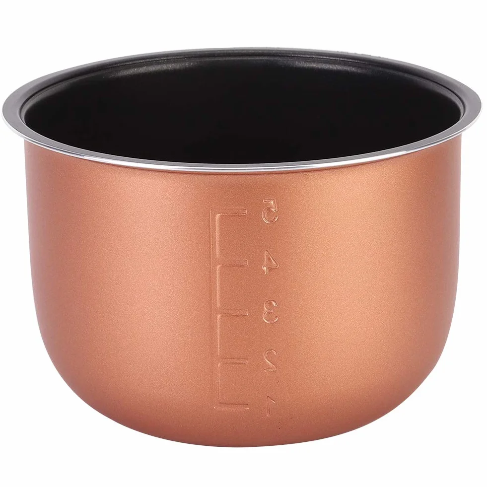 Olla Antiadherente Antiadherente Revestimiento Interior de Olla Antiadherente Reemplazo del Revestimiento Interior de la Olla de Cocción, Accesorios de Piezas de Olla Arrocera o