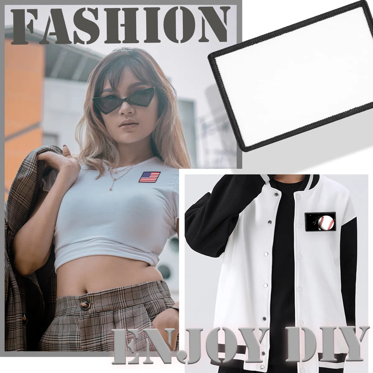 90 piezas de adornos de sublimación, parches de tela termoadhesivos personalizables, para ropa, mochilas, sombreros, gorras, bolsas, uniformes escolares, manualidades, regalos de Año Nuevo