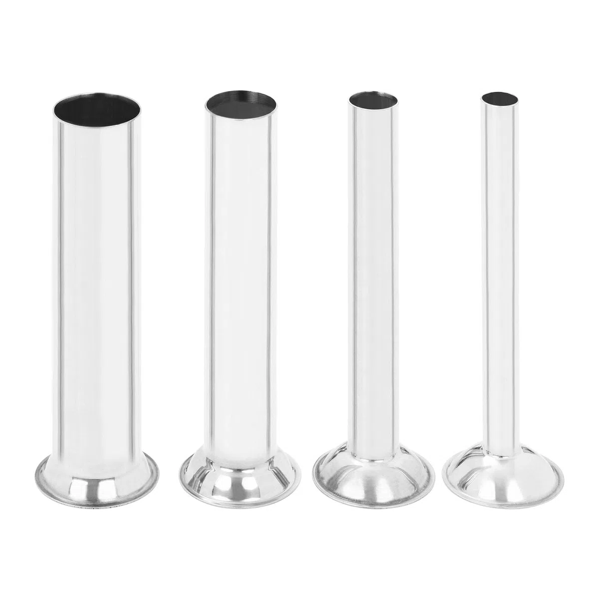 Royal Catering Embutidora Manual Vertical Máquina De Embutira RCWV-3L (Capacidad de llenado: 3 L, Cilindro: Ø 14 cm, Incluye 4 tubos de llenado, 2 velocidades)