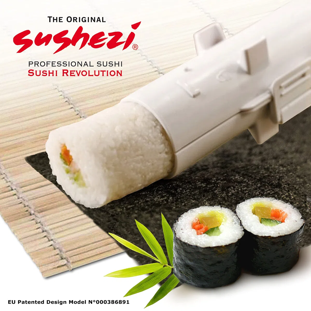 bazooka, utensilios para preparar sushi-maki profesionales, de su casa, patented model