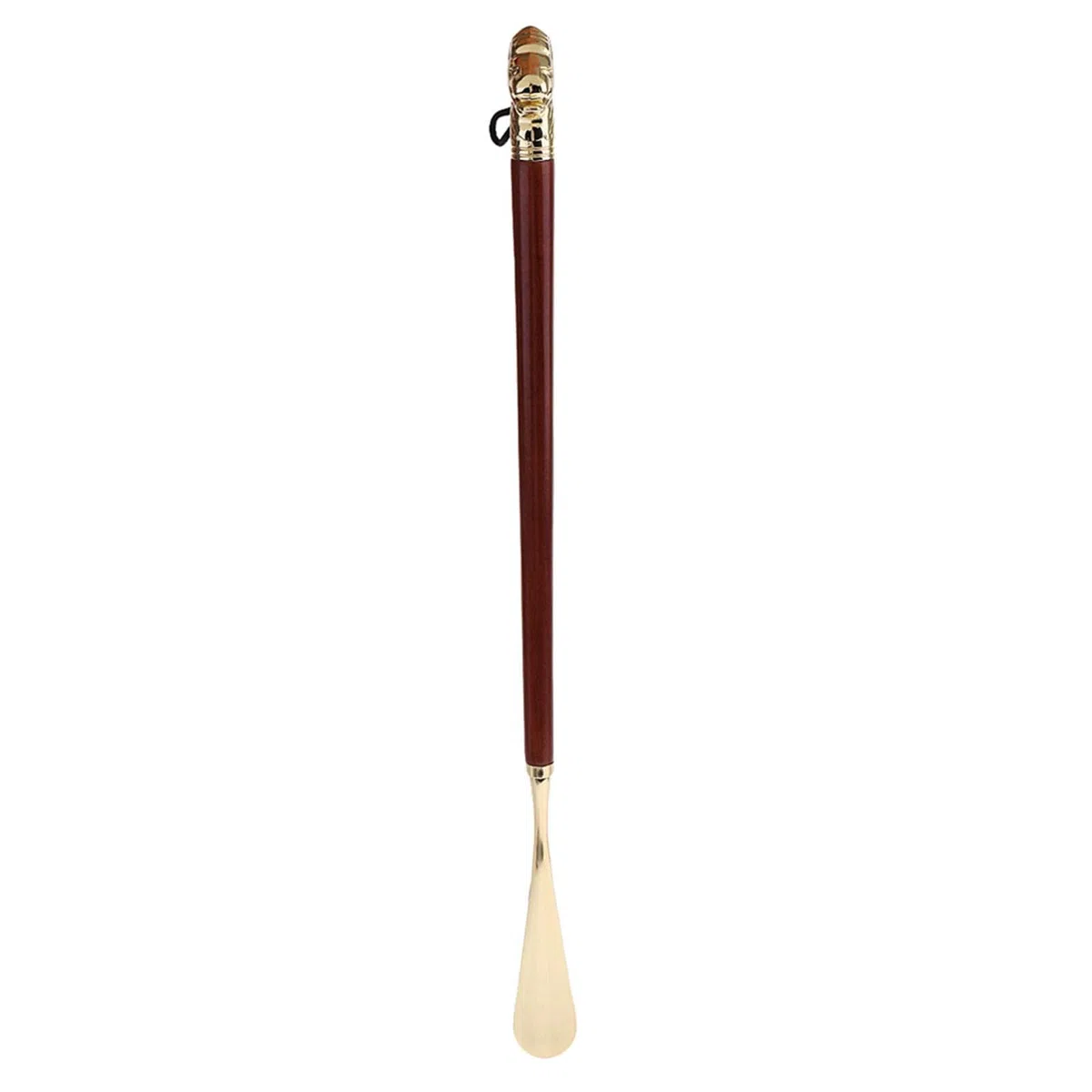 Herramienta Elevadora de Zapatos de 58 Cm con Mango para Facilitar El Calzado, Cabeza de león Oro