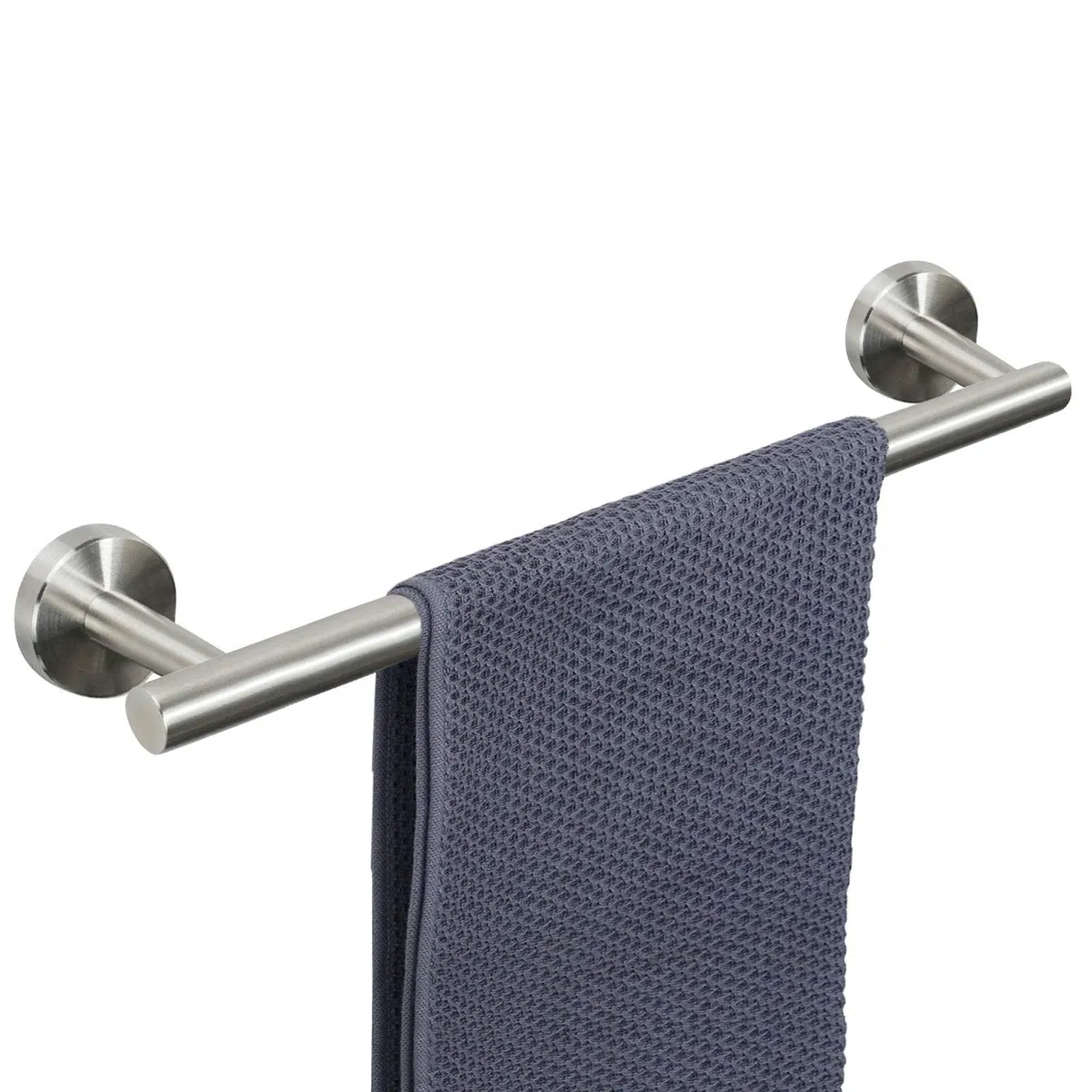 NearMoon Toallero de baño, Accesorios de baño, Acero Inoxidable Grueso, toallero de Ducha para baño, toallero montado en la Pared (níquel Cepillado, 40,6 cm)