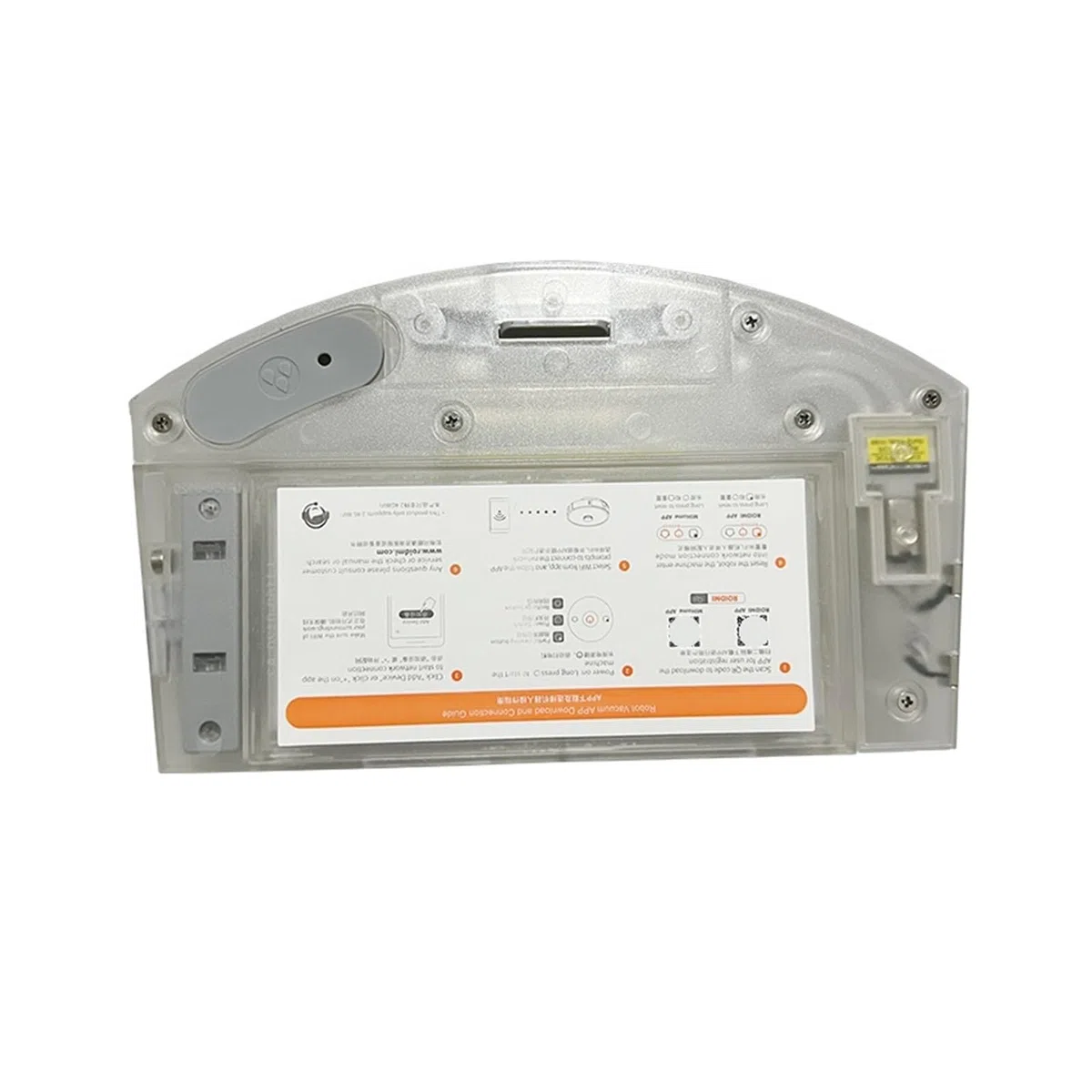 Reemplazo, Compatible con Roidmi, Eve Plus Robot Aspirador Barredora Accesorios Eléctricos 2 En 1 Depósito De Polvo Tanque De Agua Filtro Piezas Cubo De Basura(As The Picture)