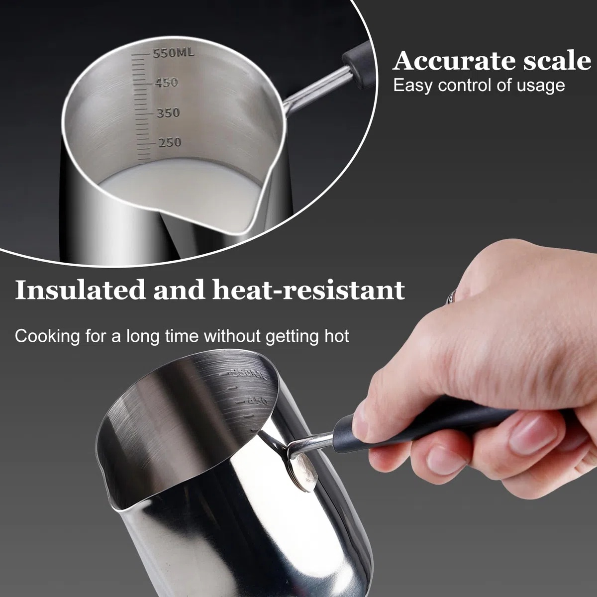 Cafetera Turca 600ml, Olla de Cobre para Café Turco, Cafetera Griega Árabe, Cezve de Cobre Martillado, Cafetera de Estufa, Cafetera de Cobre, Cezve Turco