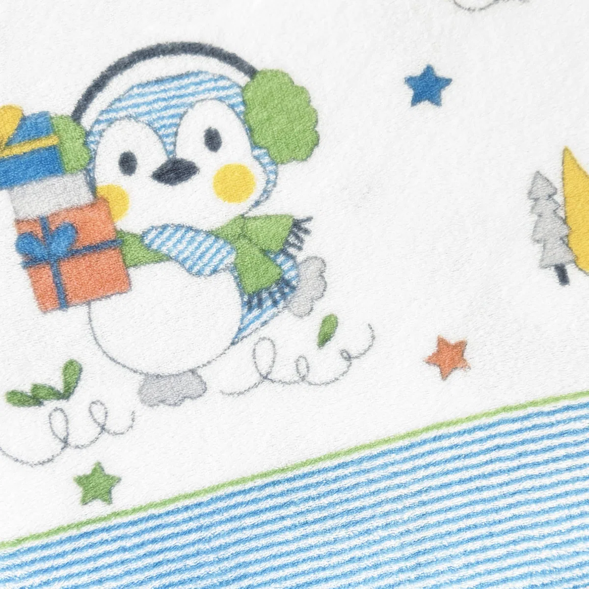 Victorio & Lucchino – Sábanas Infantiles de Coralina con Estampado de Pingüinos | Juego de 3 Piezas | Cálidas, Suaves y Aterciopeladas (Celeste Nuevo, Cama 90cm)
