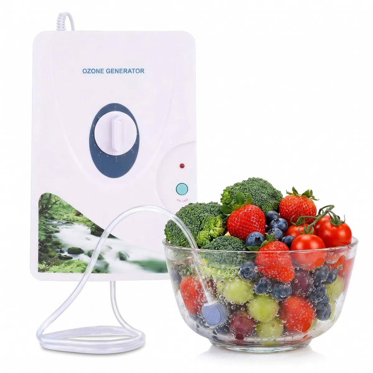 Generador de Ozono Digital con Temporizador, Máquina Purificadora de Agua y Aire O3, Esterilizador para Desinfección de Agua y Oxígeno