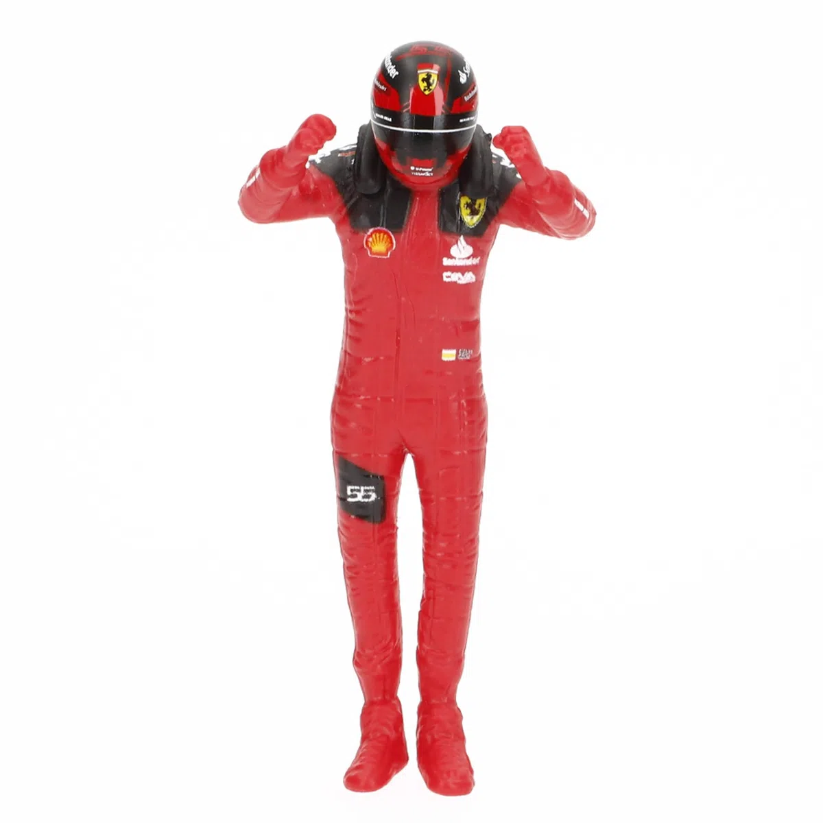 Burago Maqueta coche Fórmula 1 2023 Carlos Sainz, Ferrari SF-23, Escala 1/24, Incluye figura piloto, Maquetas coches, Miniatura de colección, F1, Burago, Regalos para coleccionistas, +14 años (78060)