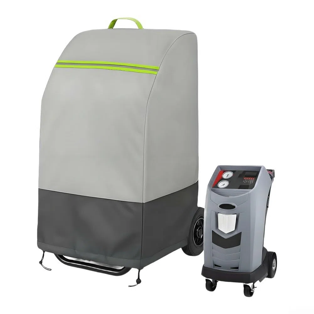 Cubierta antipolvo impermeable para máquinas Robinair A/C, tiras reflectantes de tela Oxford 420D, resistente al viento, para modelos 34288NI 34788NI