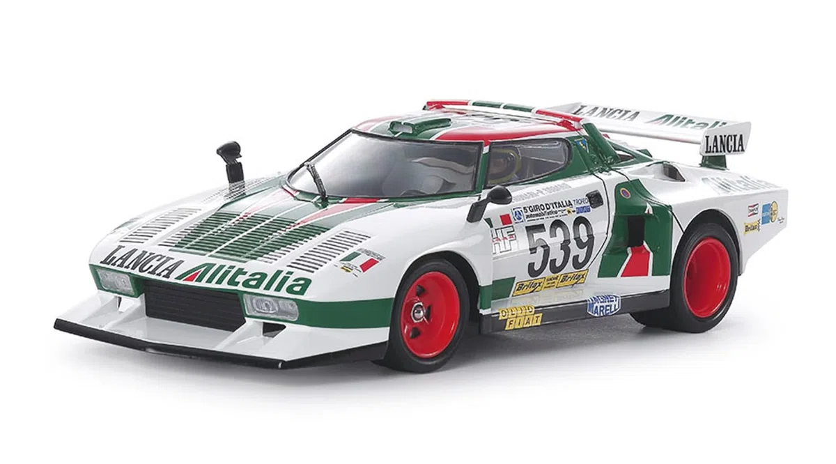 Tamiya 25210 1:24 Lancia Stratos Turbo - réplica Fiel, Kit de plástico, Manualidades, modelismo, Montaje, sin Pintar, Multicolor