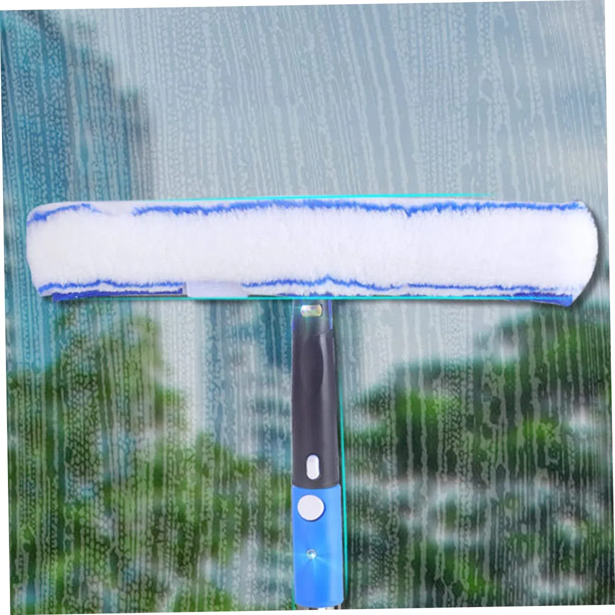 1Juego Limpiador Microfibra Extensible para Ducha y Automóvil para Baños y Superficies de Azulejos Herramienta Práctica Poste