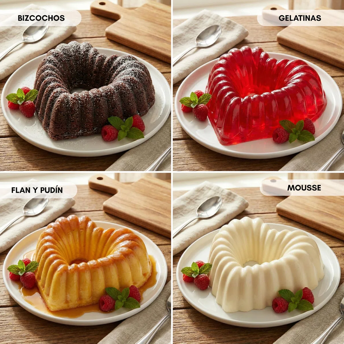 Erreke Molde para Bizcocho con Doble Capa Antiadherente, Amour | Aluminio Fundido Resistente. Savarín Cocción Uniforme. Para Repostería. Flan. Pudín. Gelatina. Para Repostería Casera