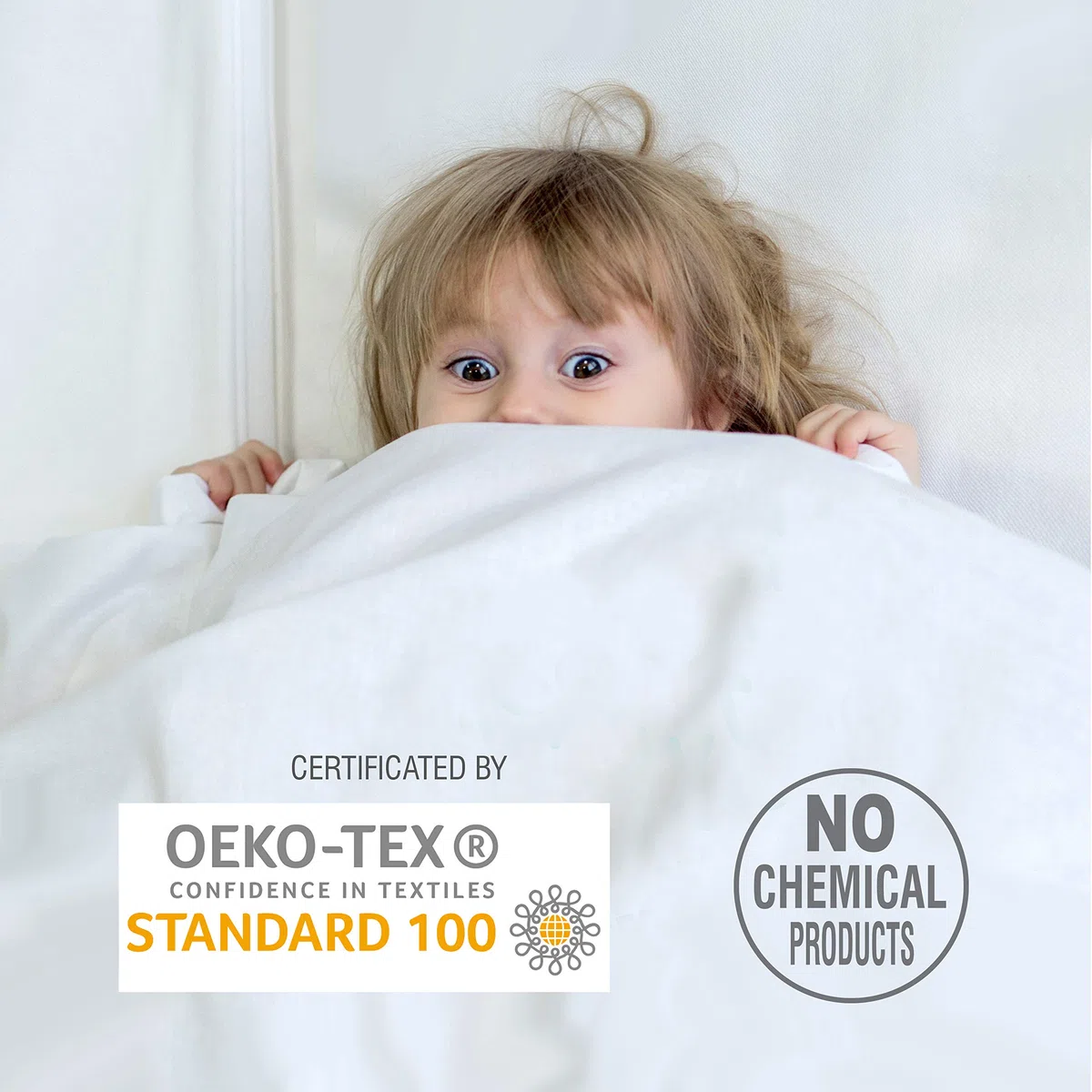 Bisoo 90x190/200cm para Cama Individual Infantil - Sabana Ajustable Protectora Impermeable 2en1 - Sabana Bajera Ajustable + Protector de Colchón - 100% Jersey 160GSM OEKO-TEX (200x90 Blanco)