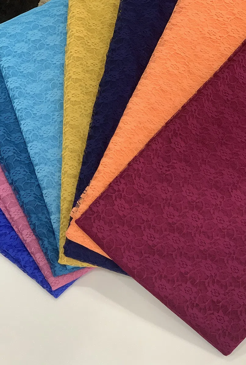 VDS Tela de Encaje para Bodas, Banquetes, Vestidos, Manualidades, decoración, Tela de Encaje, 137 cm por el Patio