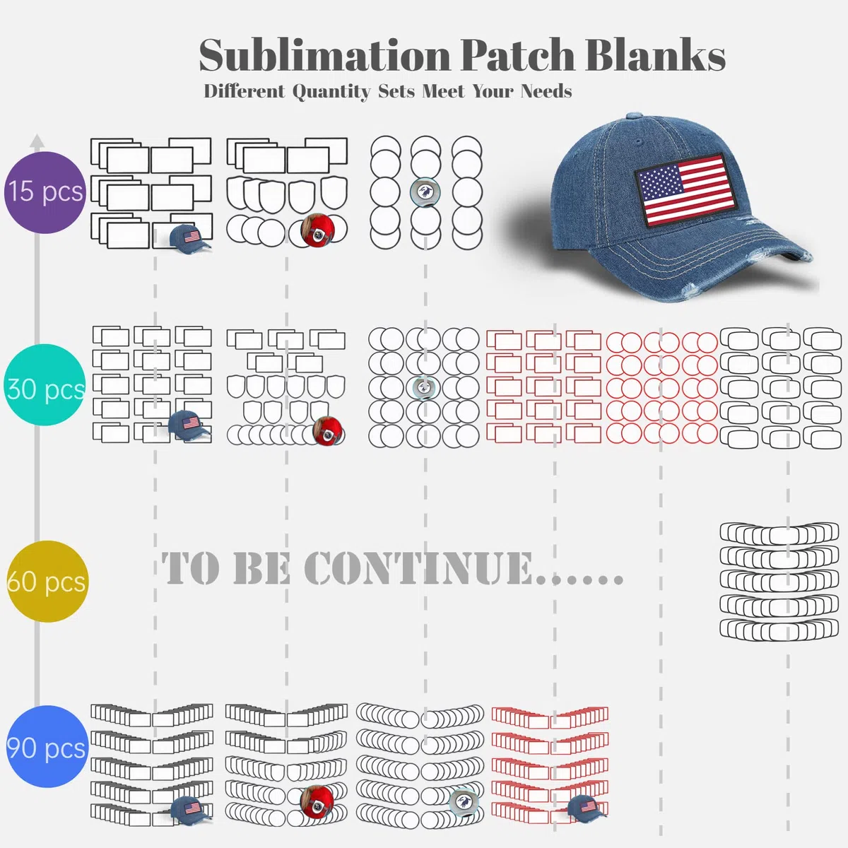 90 piezas de adornos de sublimación, parches de tela termoadhesivos personalizables, para ropa, mochilas, sombreros, gorras, bolsas, uniformes escolares, manualidades, regalos de Año Nuevo