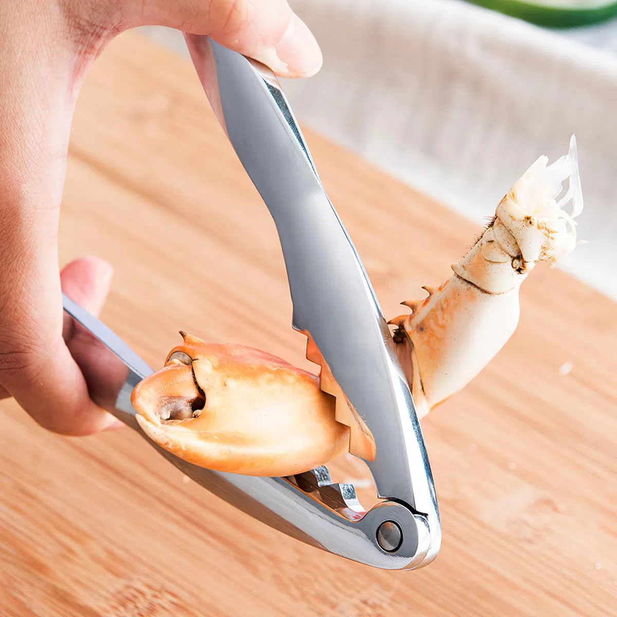 Sewroro Juego de 6 Utensilios para Mariscos de Acero Inoxidable Kit para Comer Cangrejo y Langosta con Mango Ergonómico Incluye Tenedores y Pelador Adecuado para Uso Doméstico y