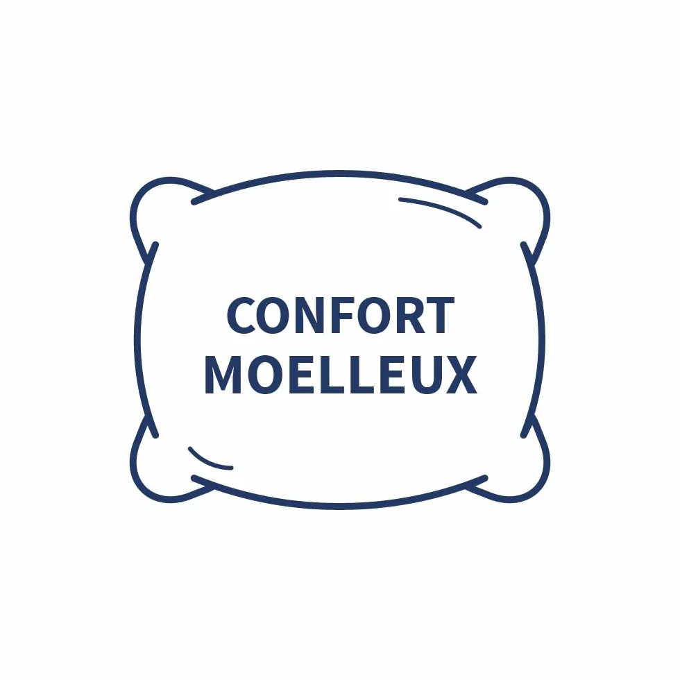 Bleu Câlin Home Collection, Traversin Esponjoso para 2 Personas, 160 cm, sobre poliéster