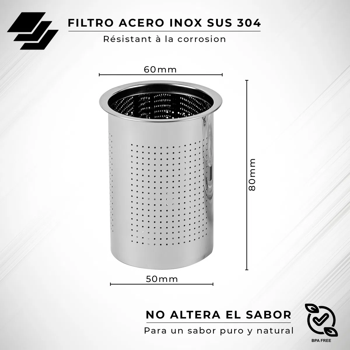 KARL HAUSMANN Tetera de Vidrio 2L con Infusor - Tetera con Filtro para Té, Infusiones y Café | Vidrio Resistente al Calor, Vertido sin Goteo, Apta Para Lavavajillas