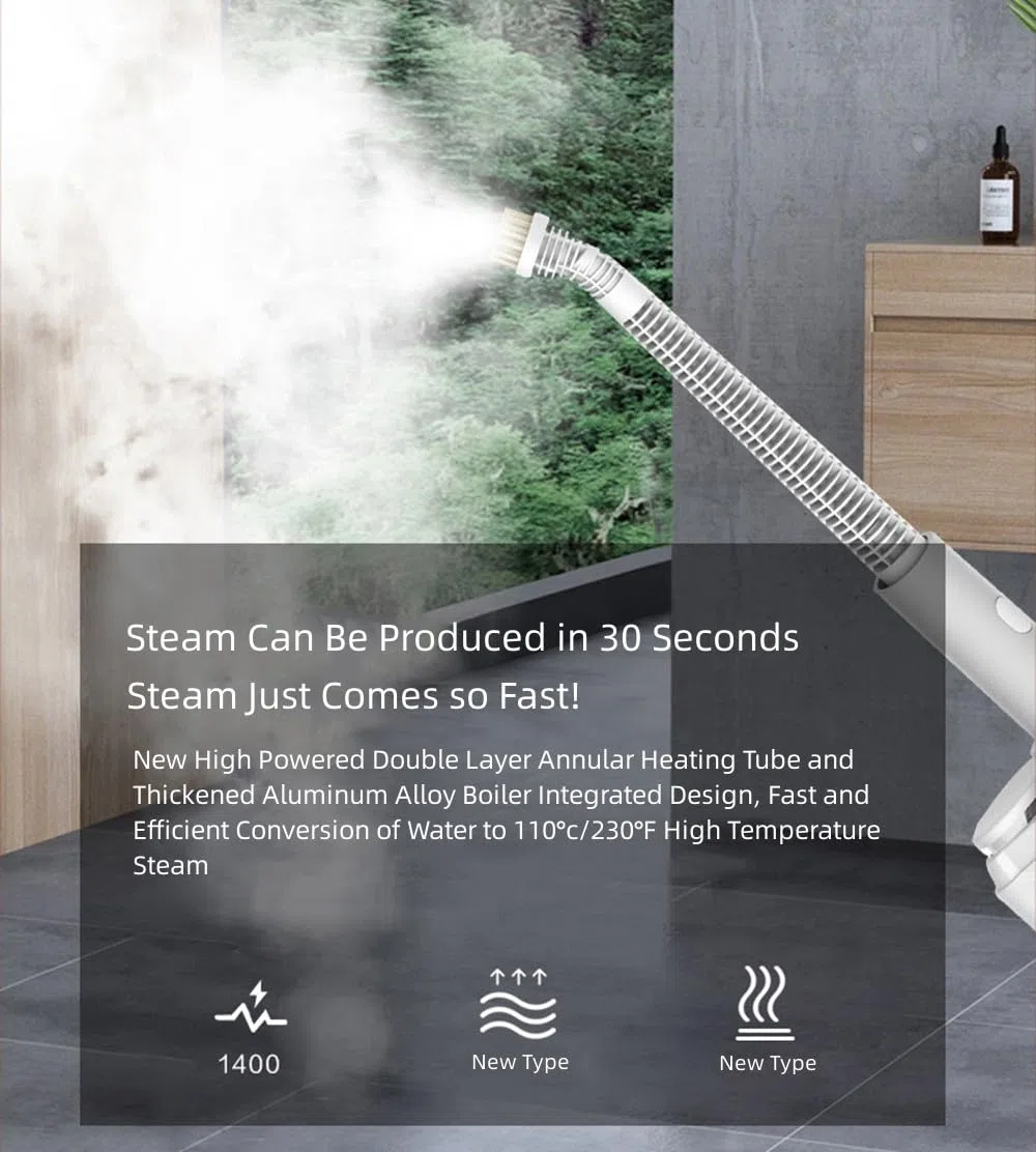 Aspiradora y trapeador de Vapor para el hogar, Vapor de Alta Temperatura, Plancha de Vapor, Todo en uno, para Toda la casa, con 5 cepillos, trapeador de Vapor para Todos los Pisos