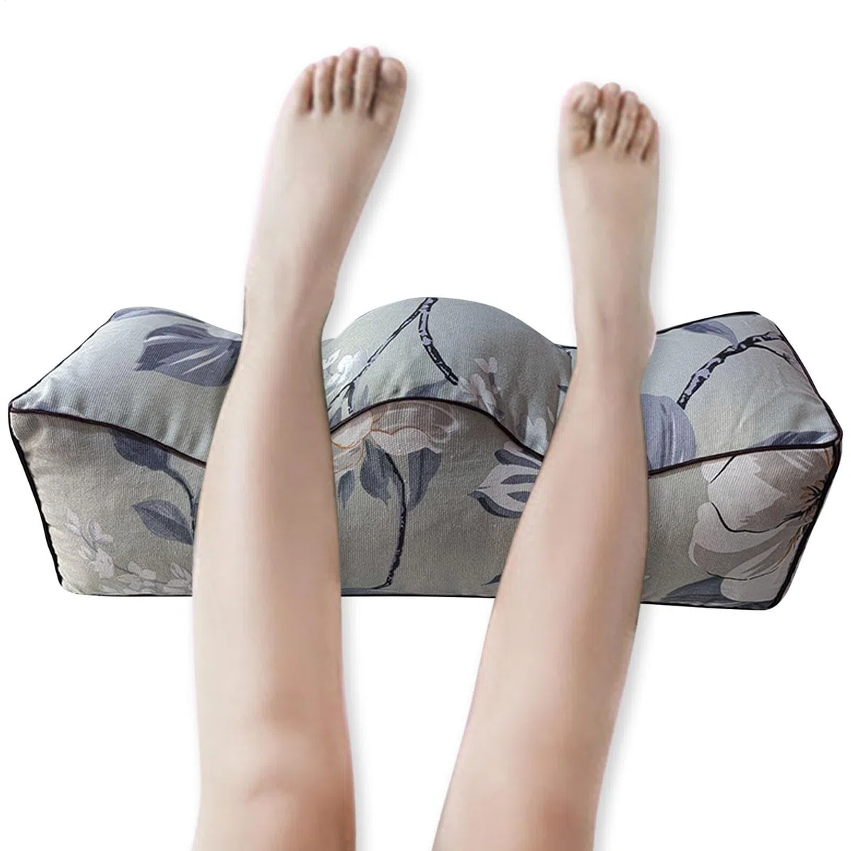 Almohada de Apoyo para piernas para Dormir | Almohada ortopédica para | piernas para dormir de lado y espalda | Cómodo cojín de espuma para la circulación sanguínea, elevación del pie y soporte de