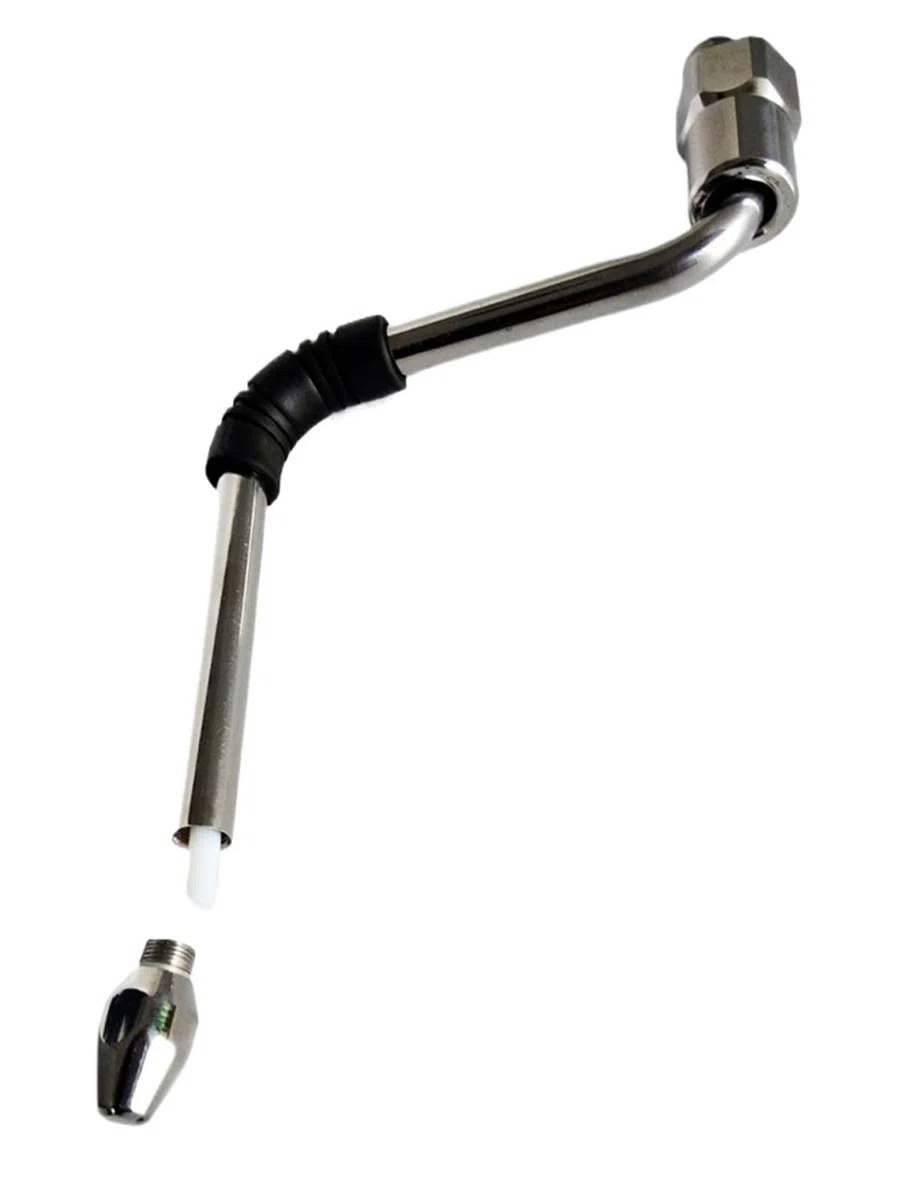 Boquilla de tubería de vapor mejorada de 4 orificios | Pieza modificada resistente al calor for cafeteras espresso semiautomáticas
