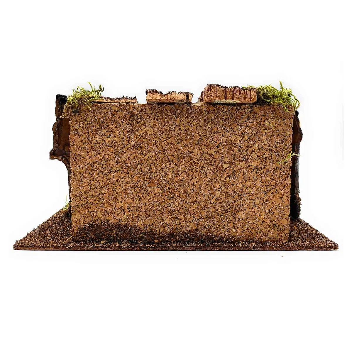 Acan Tradineur - Cueva para Figuras del Nacimiento de 5 cm, Pesebre de 12 x 24 x 13 cm para belén navideño, Corcho, Figura Decorativa Navidad, decoración Tradicional