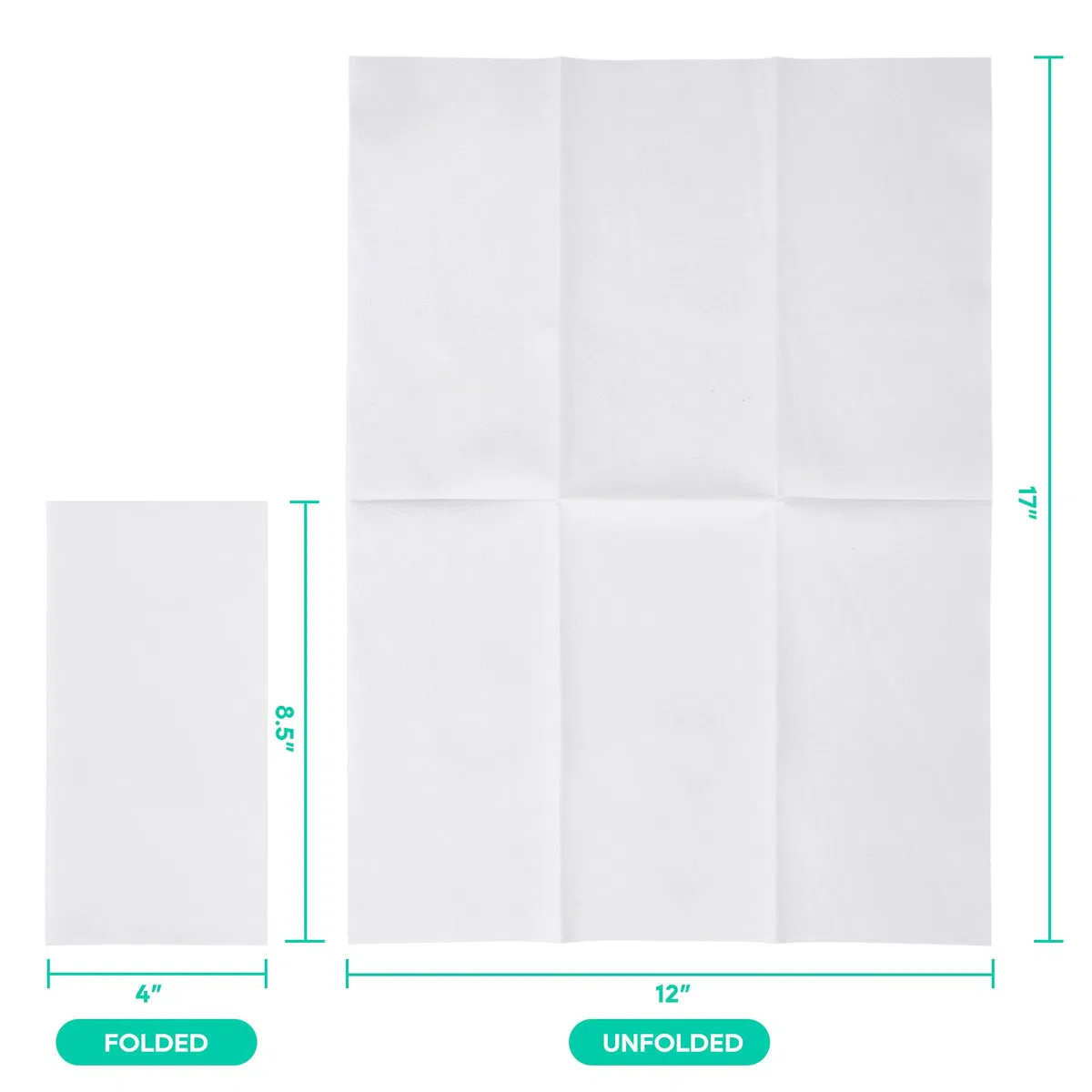 Paquete de 420 Toallas de Mano Desechables para Baño, Servilletas de Papel Suave y Absorbente, Toallas Papel Secamanos Invitados Decorativas para Cocina, Fiestas, Bodas, Cenas