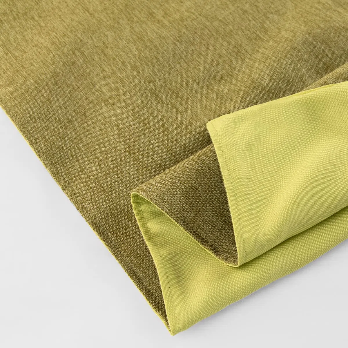 AMBERIS Camino De Cama Verde, Imitación de Lino Bufanda De Cama Moderna De Suave Que No Se Decolora (Las Fundas de cojín se Venden por Separado)