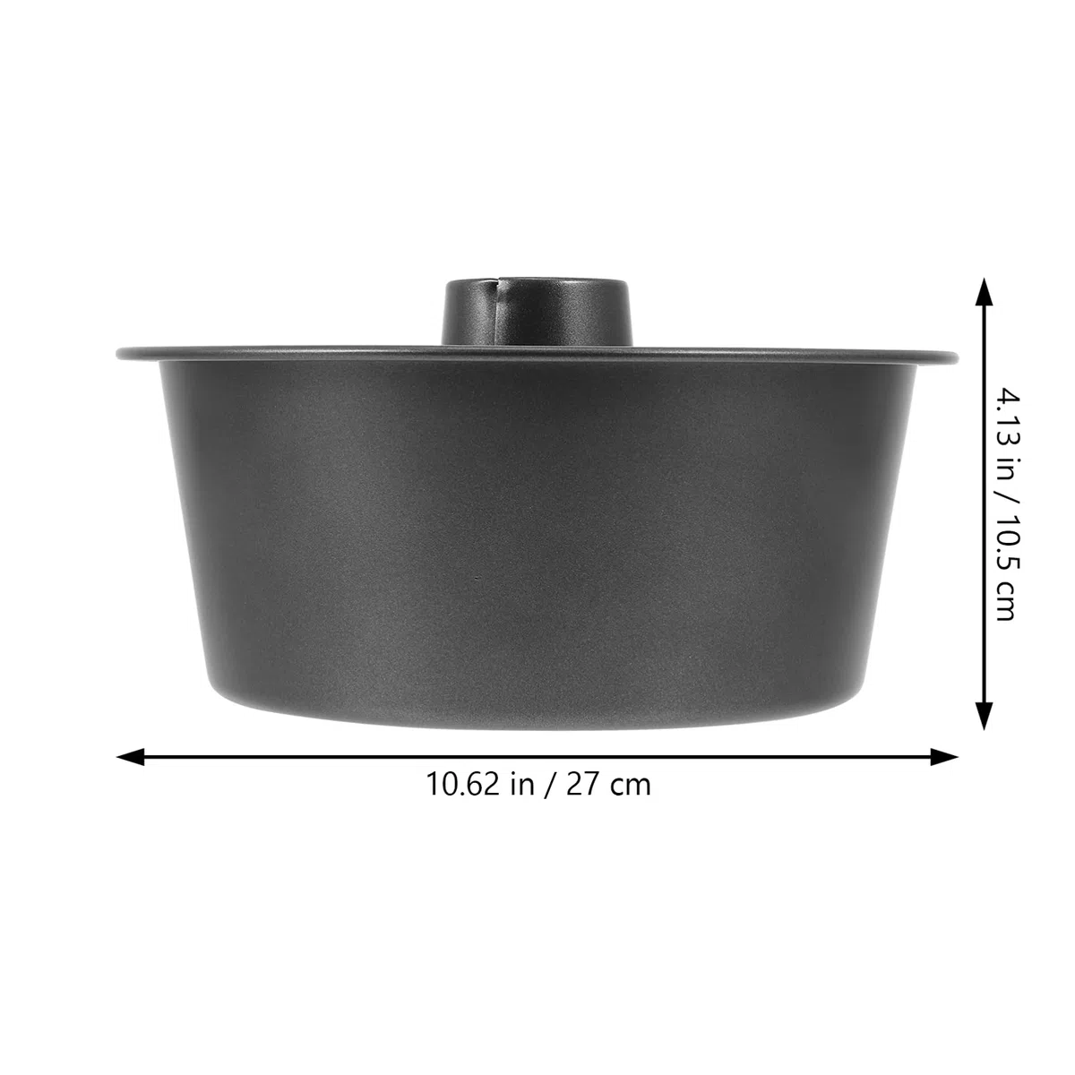 OQHAIR Angel Food Cake Pan Tubo de Gasa Pan Molde para Hornear Molde para Pasteles con Parte Inferior Suelta extraíble Utensilios para Hornear antiadherentes Herramienta para Hornear de c