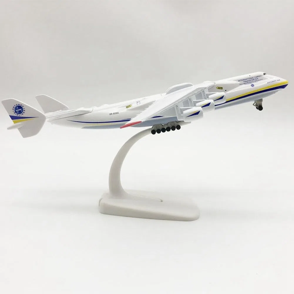 Antonov An-225 Mriya - Modelo de avión de aleación de metal, escala 1:400, para casa, oficina, librería, coleccionable