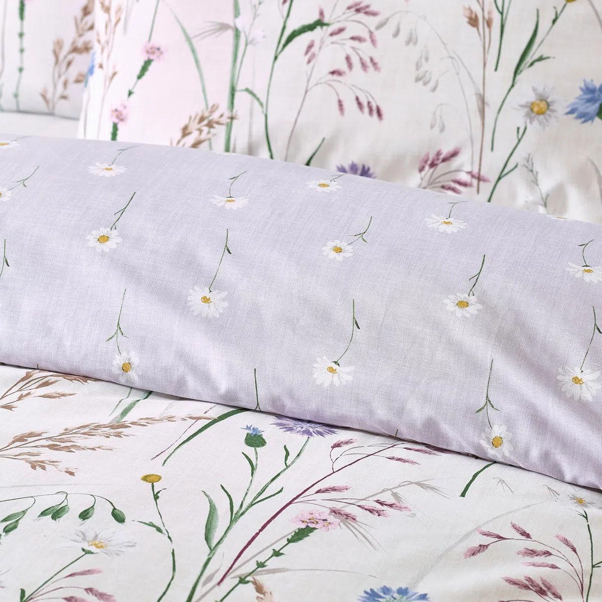 Catherine Lansfield Grasmere - Juego de Funda de edredón Reversible con Funda de Almohada, diseño Floral, Color Lila