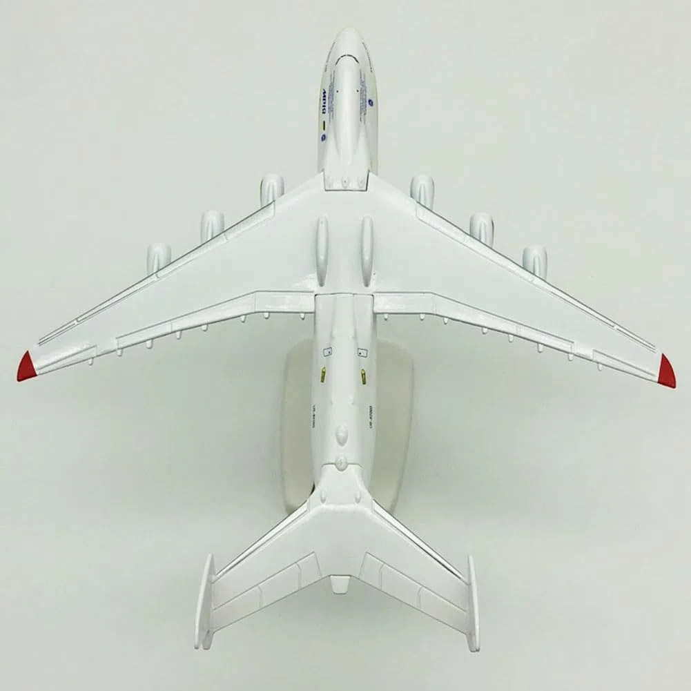 Antonov An-225 Mriya - Modelo de avión de aleación de metal, escala 1:400, para casa, oficina, librería, coleccionable