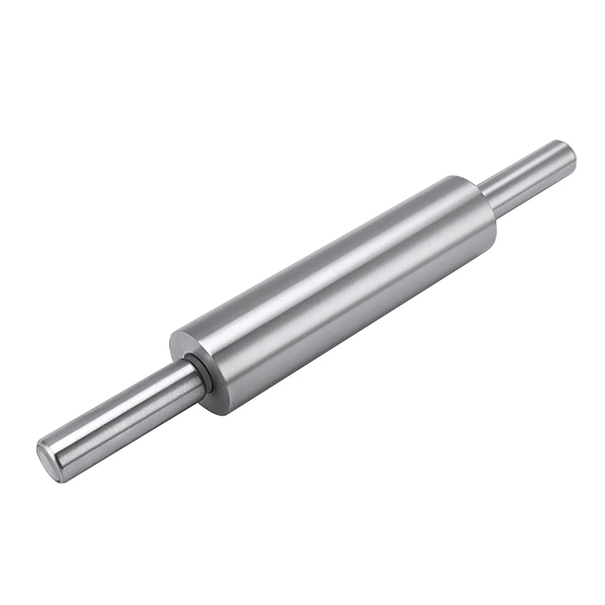 Rodillo De Amasar, Varilla De Masa De Acero Inoxidable con Superficie Antiadherente con Asa, Rodillo Antiadherente Suave Y Ligero para Hornear Galletas, Pizza,47 * 6cm