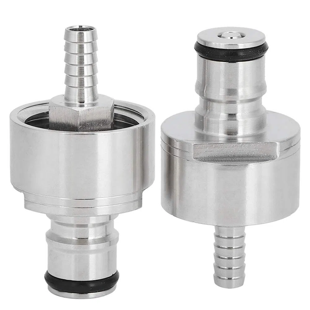Tapa de carbonatación Ball Lock, tapa de carbonatación de acero inoxidable, tapa de carbonatación portátil de desconexión rápida Homebrew, hogar para botella, bebida, botella, mascotas