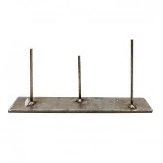 Montejo Peana Metal con 3 Soportes para Resina 36X6cm