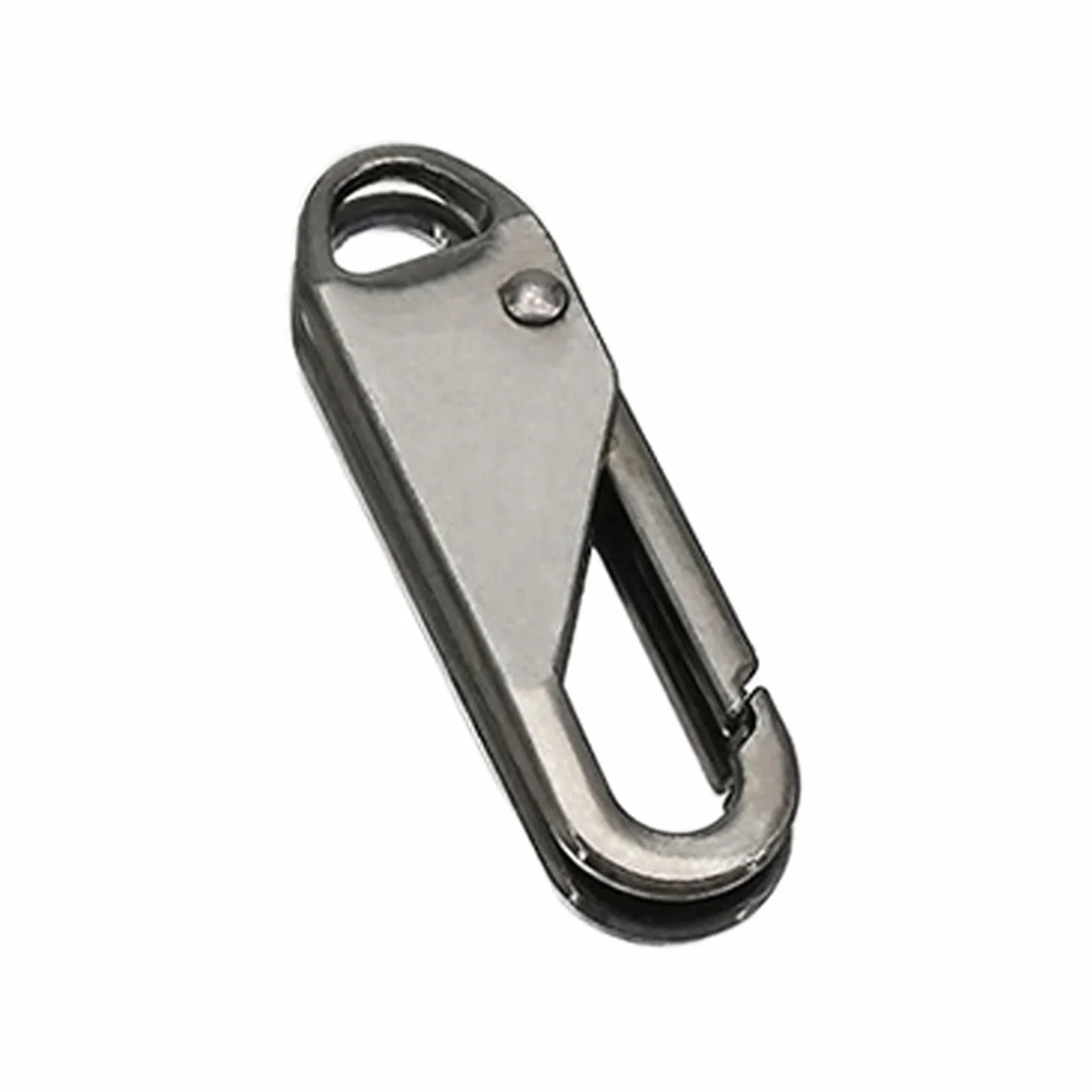 BUUV Kit de reparación de cremallera de repuesto para equipaje, mochila, ropa, pantalones, cartera (gris, 1 pieza_metal)