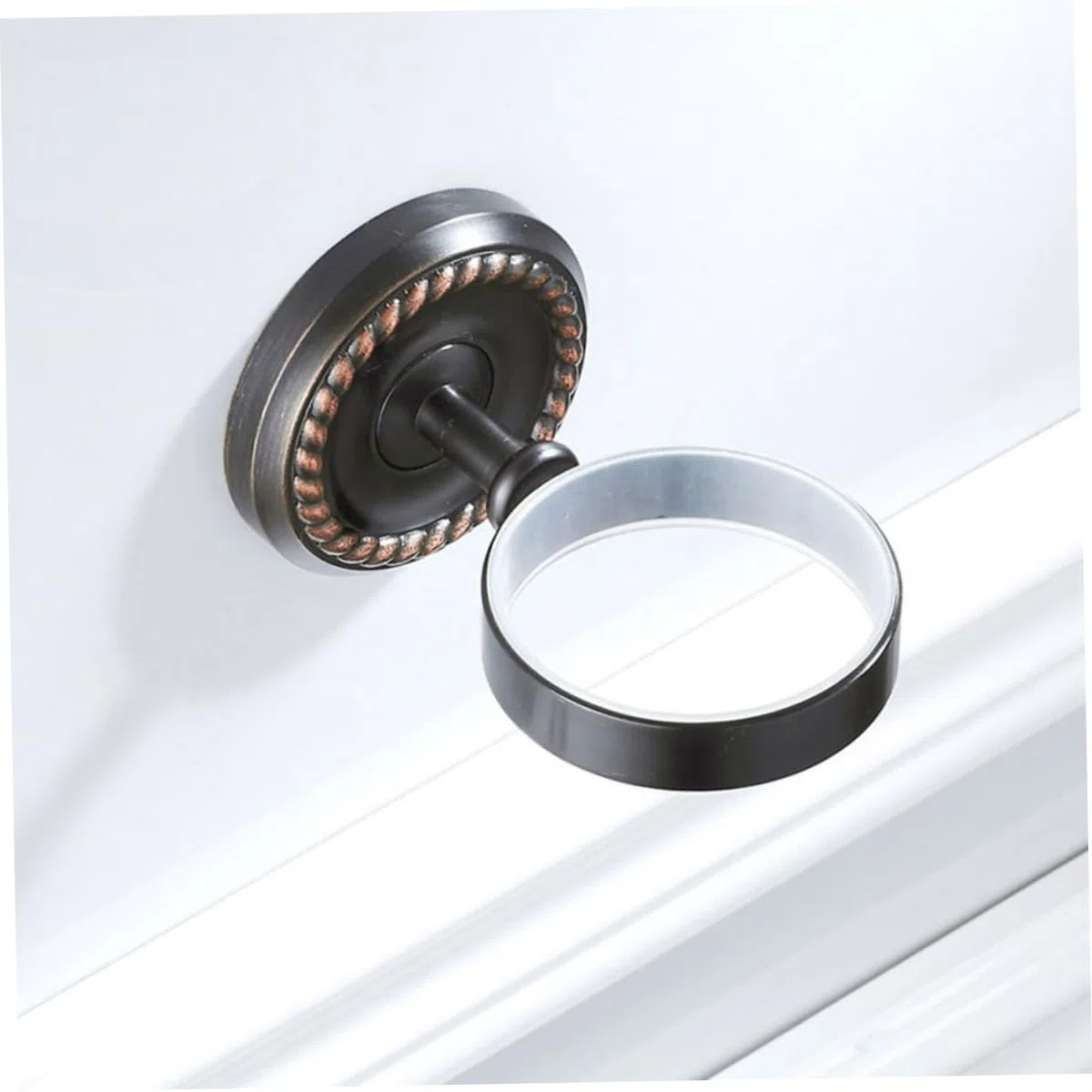 Cabilock Estantes De Almacenamiento Negros Cepillo de eléctrico estantes de Pared para Almacenamiento Portavasos de cerámica Colgador de Tazas montado en la Pared de Almacenamiento
