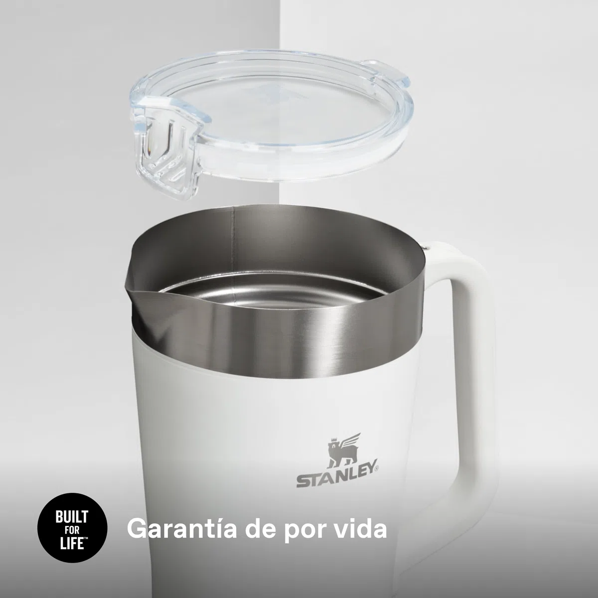 Stanley 1913 Stay Chill Jarra 1.9L - Mantiene 8 Horas Fría - Hielo Hasta 29 Horas - Sin BPA - Doble Pared de Espuma - Apta para Lavavajillas - Asa Resistente - Frost
