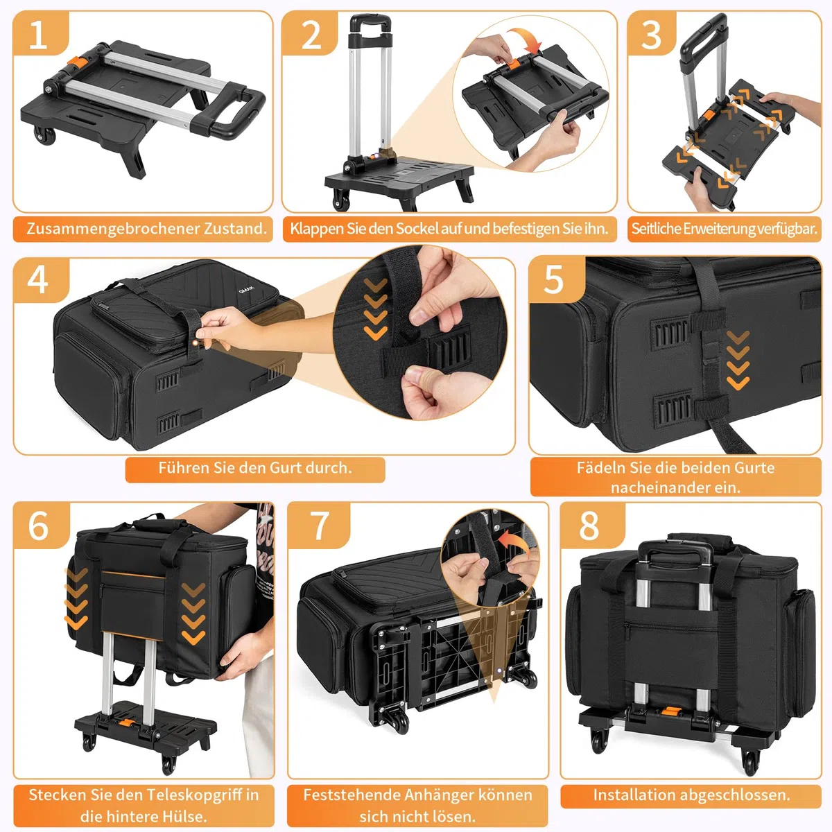 OUUTMEE Estuche para máquina de coser, bolsa de transporte para máquina de coser con acolchado removible, bolsa de mano portátil organizadora de almacenamiento para la mayoría de las máquinas estándar