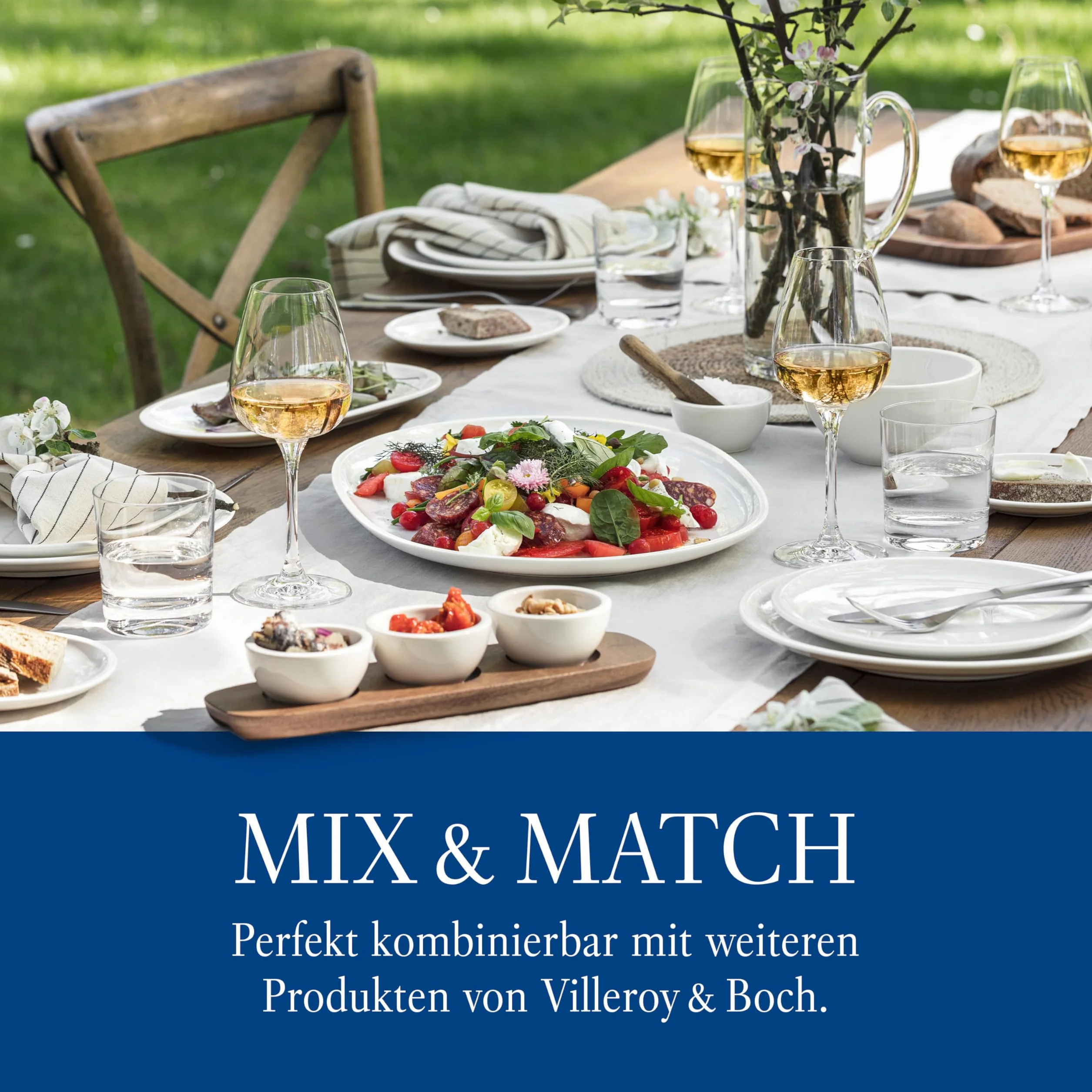Villeroy & Boch Artesano Original Set de 2 Cubiertos para Ensalada, Madera, Multicolor