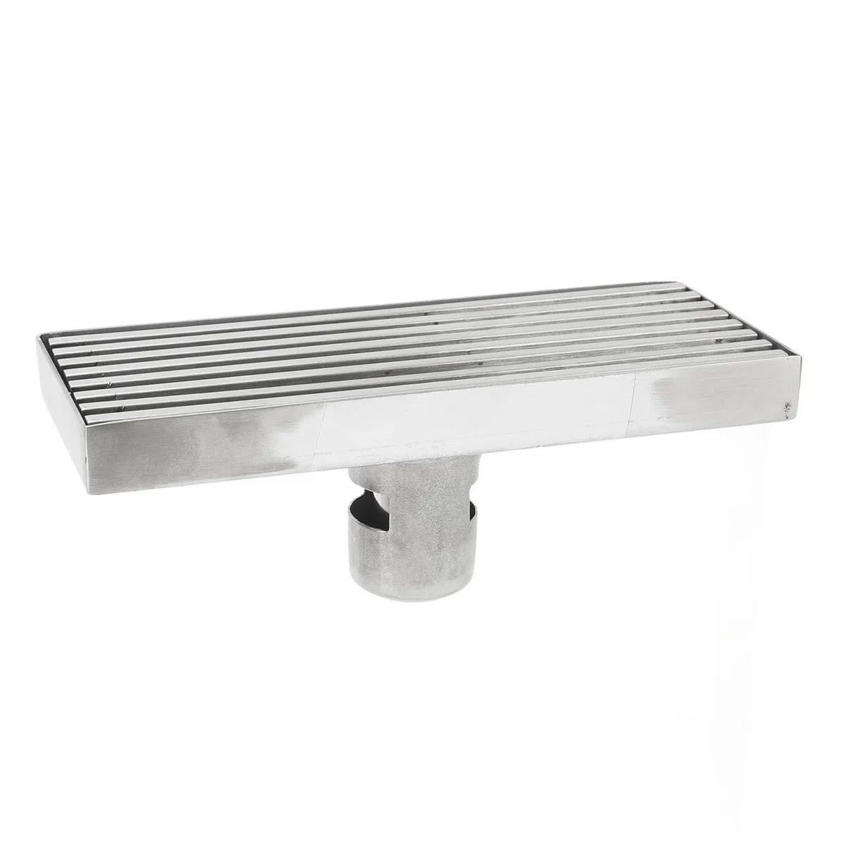 Desagüe de Ducha Lineal, desagüe de Ducha Lineal de Acero Inoxidable, desagüe de Suelo Rectangular para baño, balcón, 20 x 8 cm, colador de desagüe.