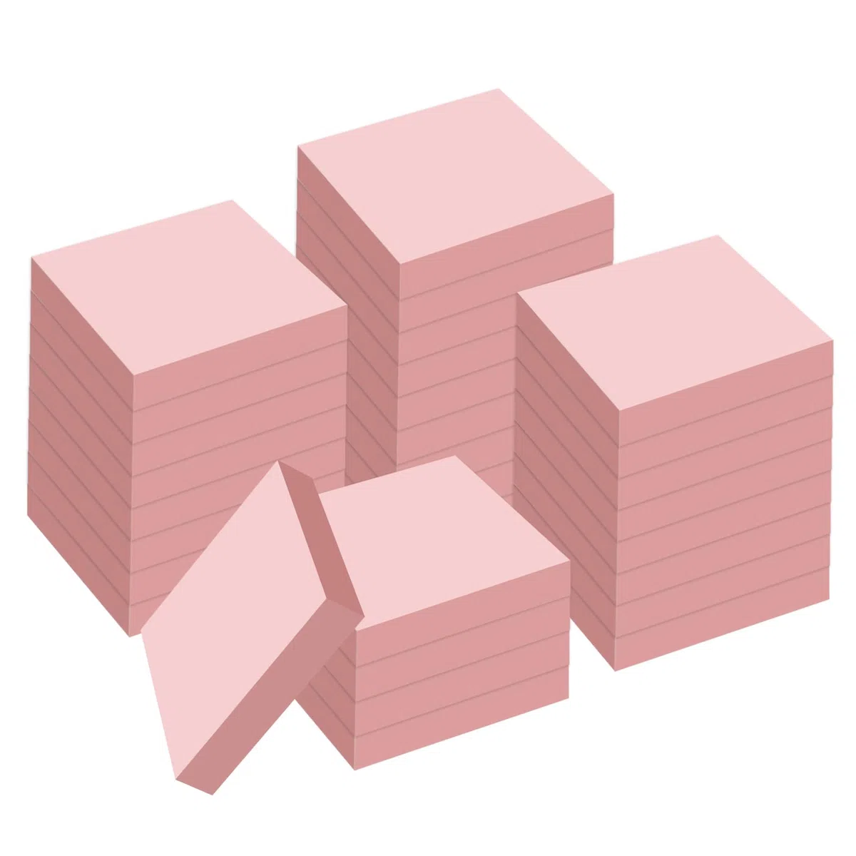 30 bloques de tallado de goma rosa, bloques cuadrados de linóleo de 2 x 2 pulgadas para impresión, hojas de lino para hacer sellos y proyectos de manualidades