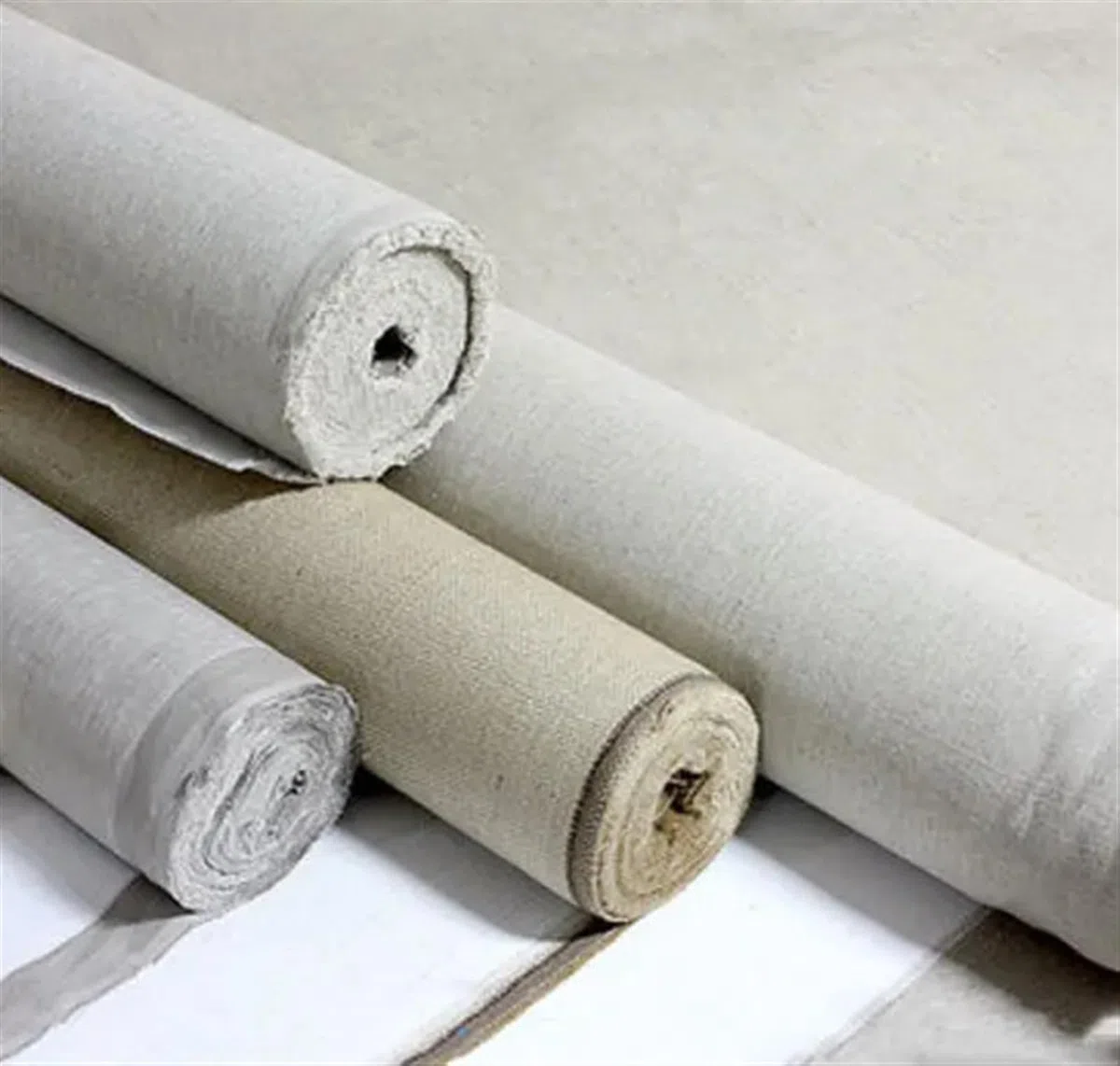Lienzo Lino Papel de Lienzo en Blanco imprimado de Mezcla de Lino de 10m for Pintar Lienzo de Pintura al óleo de Grano Grueso Papel de Lienzo for Pintura al óleo(Width 68cm)