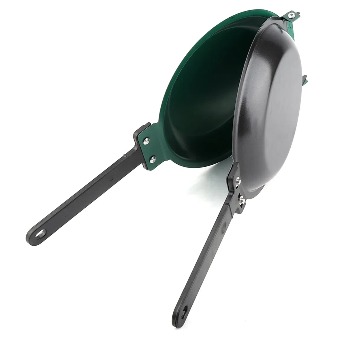Tbest Sartén de Doble Cara, Sartén de Parrilla Doble con Revestimiento, Sartén Antiadherente para Revestimiento de Cerámica Sartén con Tapa para Hacer Tortitas Utensilios de